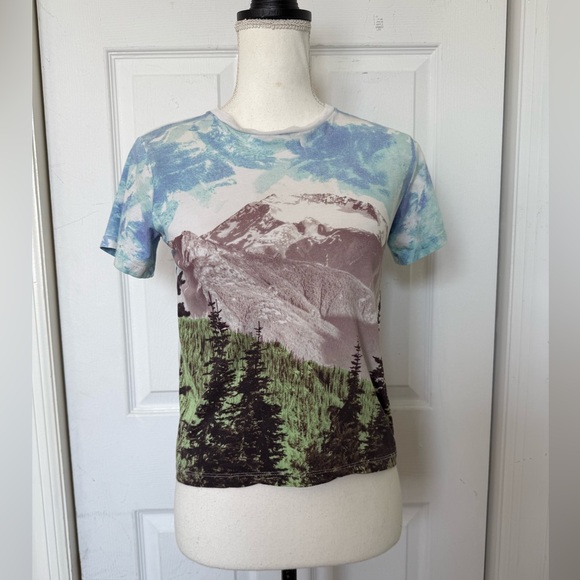 Stella McCartney Cotton Nature Motif Tee - Picture 1 of 5